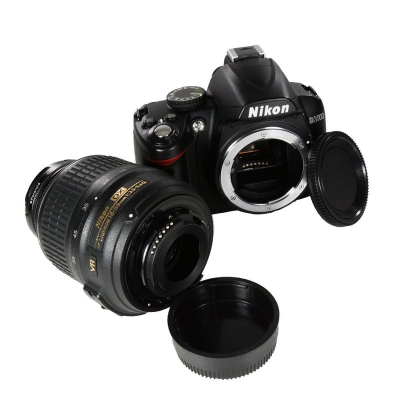 CamDesign Camera Body Cap & Rear Lens Cover for Nikon D3,D4,Df,D300,D300S,D750,D700, D800 D800E,D610,D600,D70,D70S,D80,D90,D3500 D3400,D3300,D3200,D3100,D5600 D5500 D5100,D5200,D5300,D7000,D7100 D7200 - Image 3